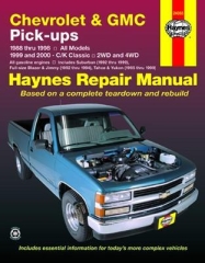 Reparaturbuch - Repair Manual  GM Fullsize Pickups 88-00